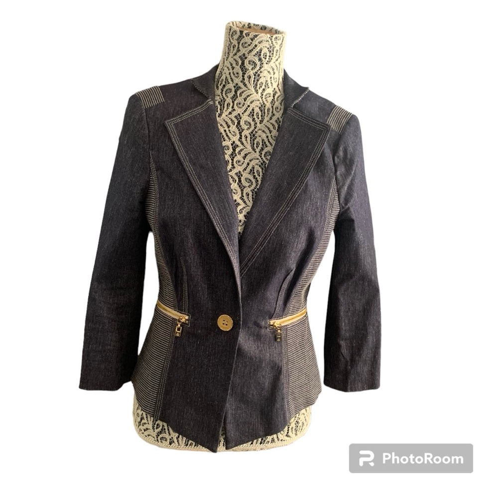 Bebe Denim Blazer